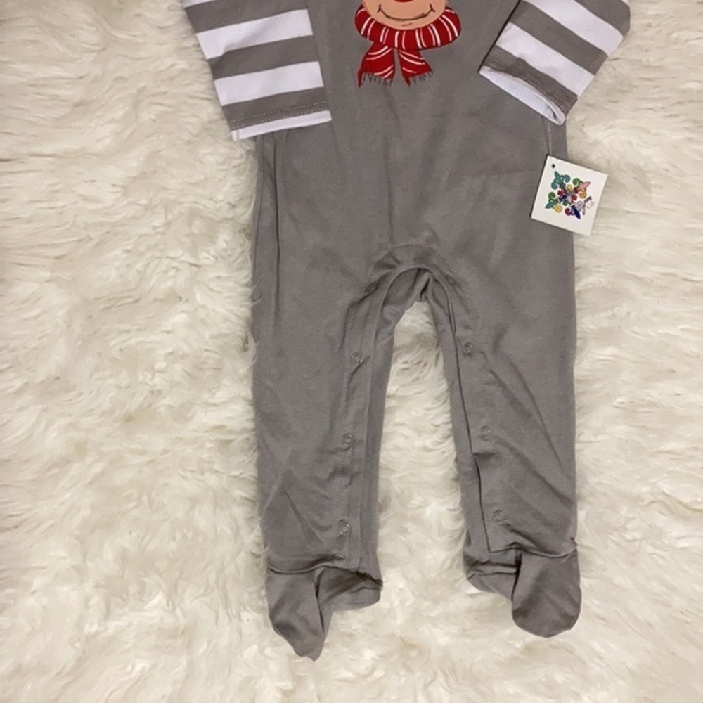 Jane Marie Kids NWTReindeer Holiday pajamas Sz 18M - Picture 2 of 7